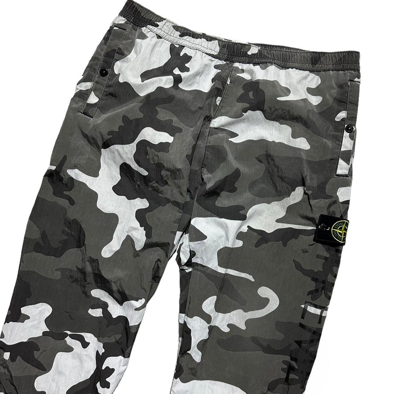 Supreme Stone Island Nylon Camo Bottoms