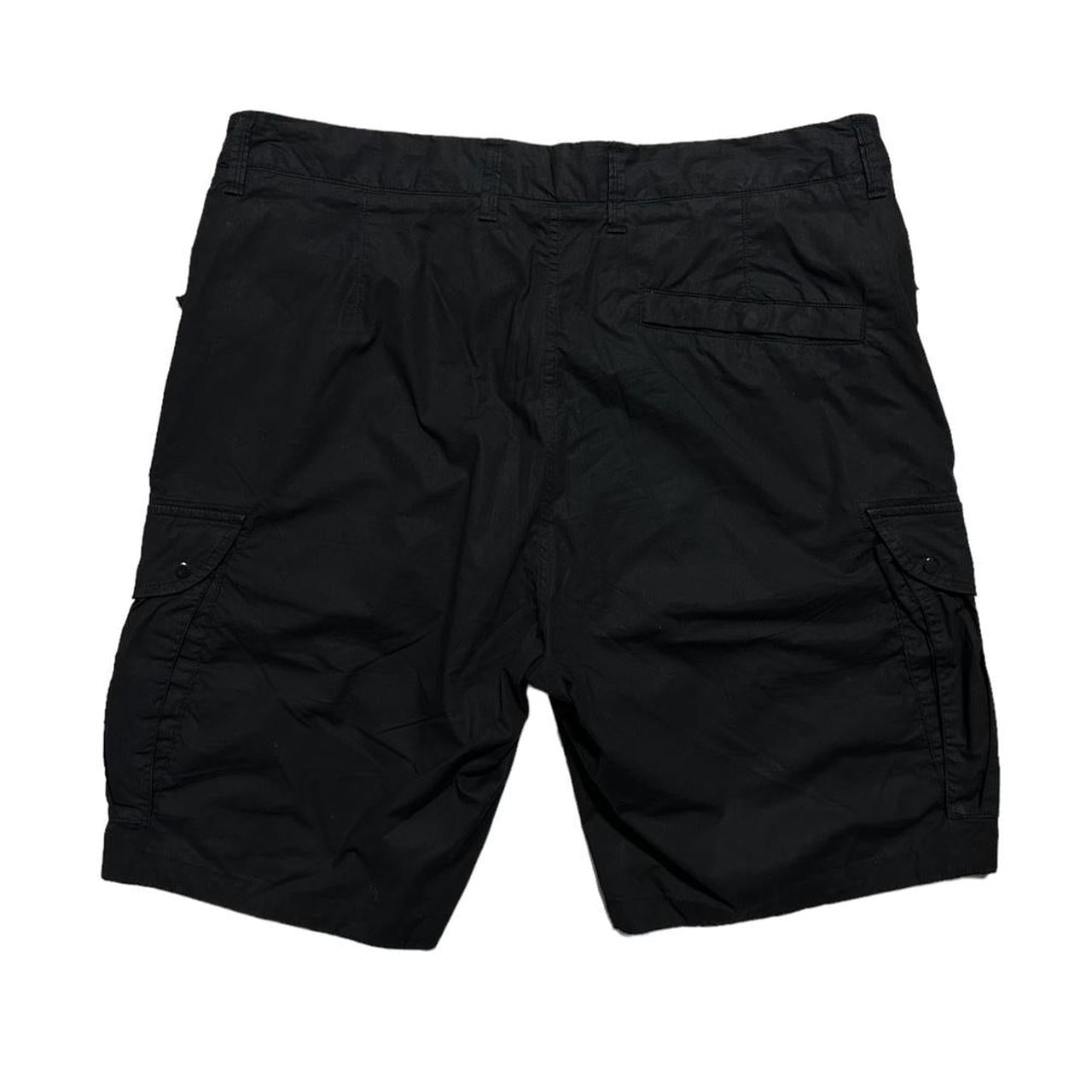 Stone Island Black Cargo Shorts