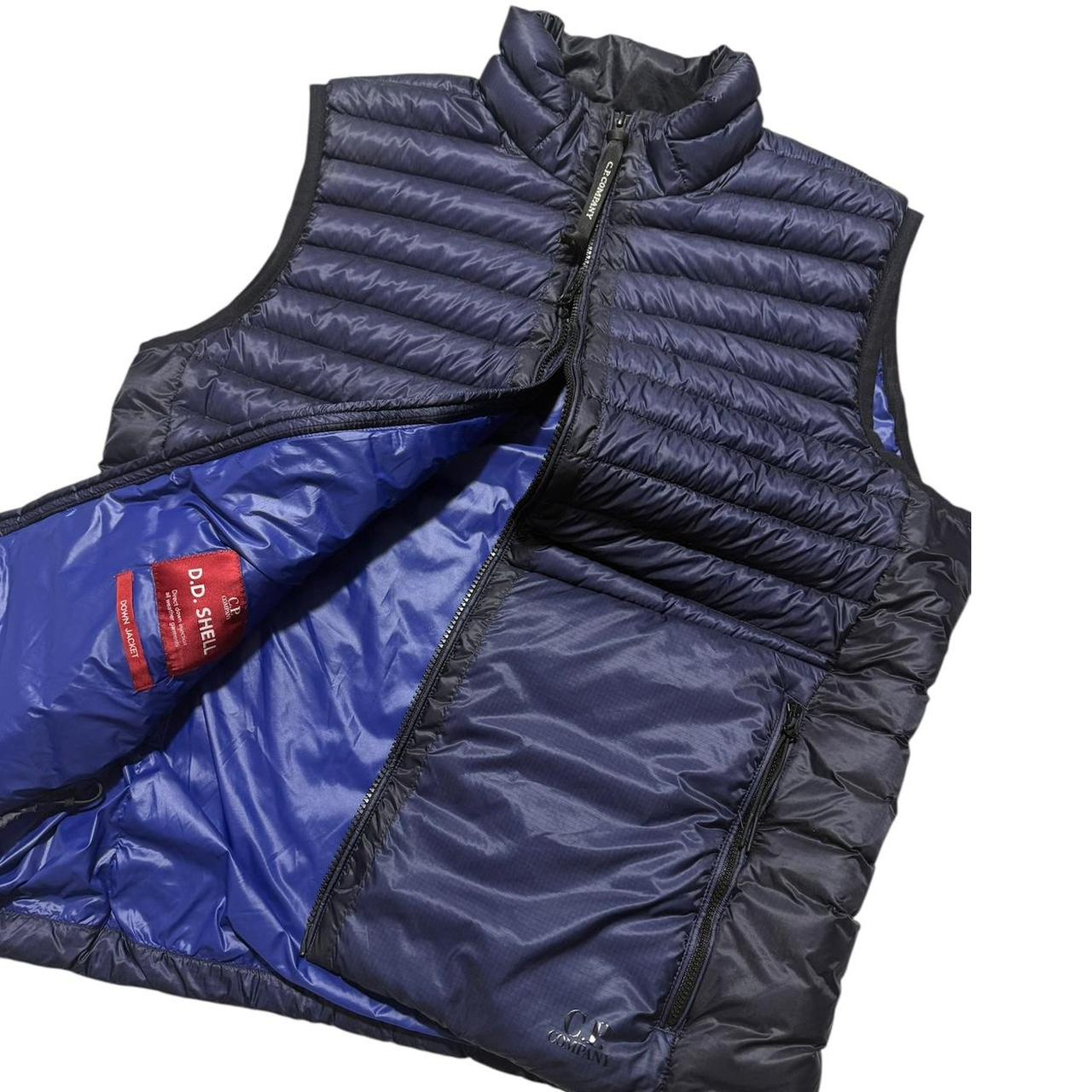 CP Company D.D. Shell Down Gilet | Large, Navy