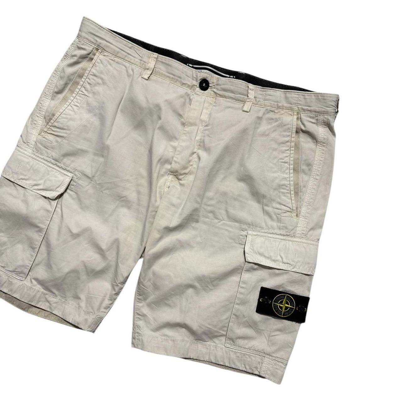 Stone Island Canvas Shorts