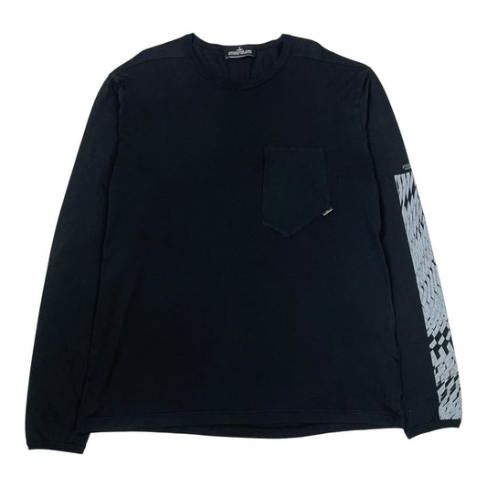 Stone Island Shadow Project Long Sleeve T-Shirt, Size XL | O/S, Black