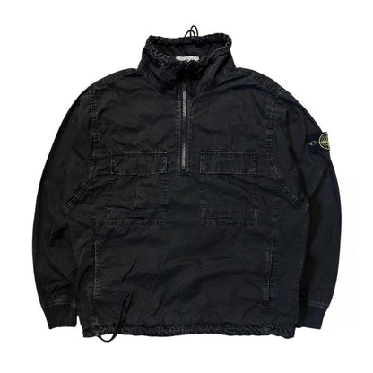 Stone Island Black Washed Smock Jacket