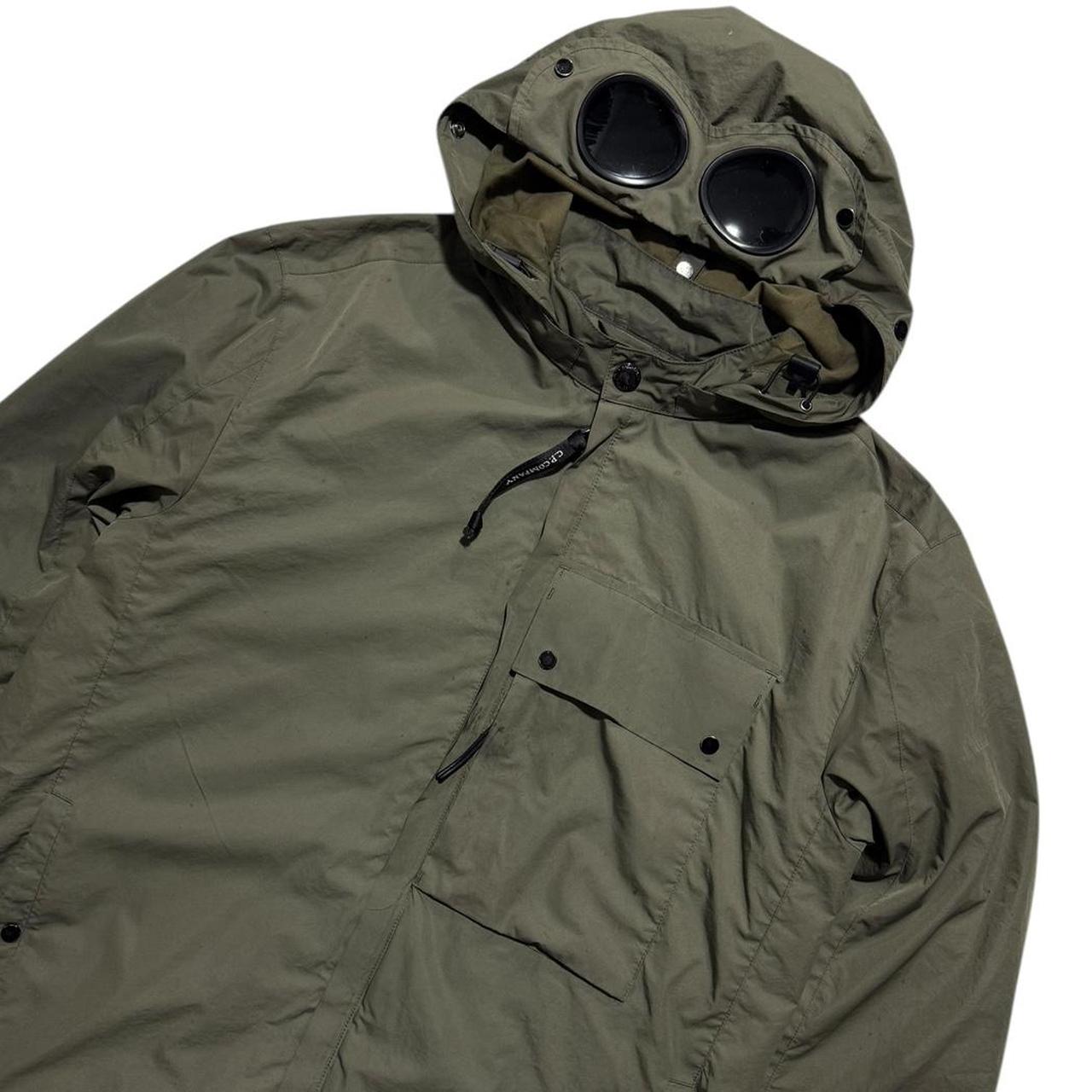 CP Company Micro-M Nylon Goggle Jacket | Large, Olive