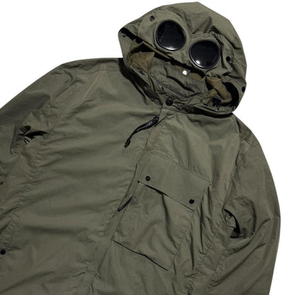 CP Company Micro-M Nylon Goggle Jacket | Large, Olive