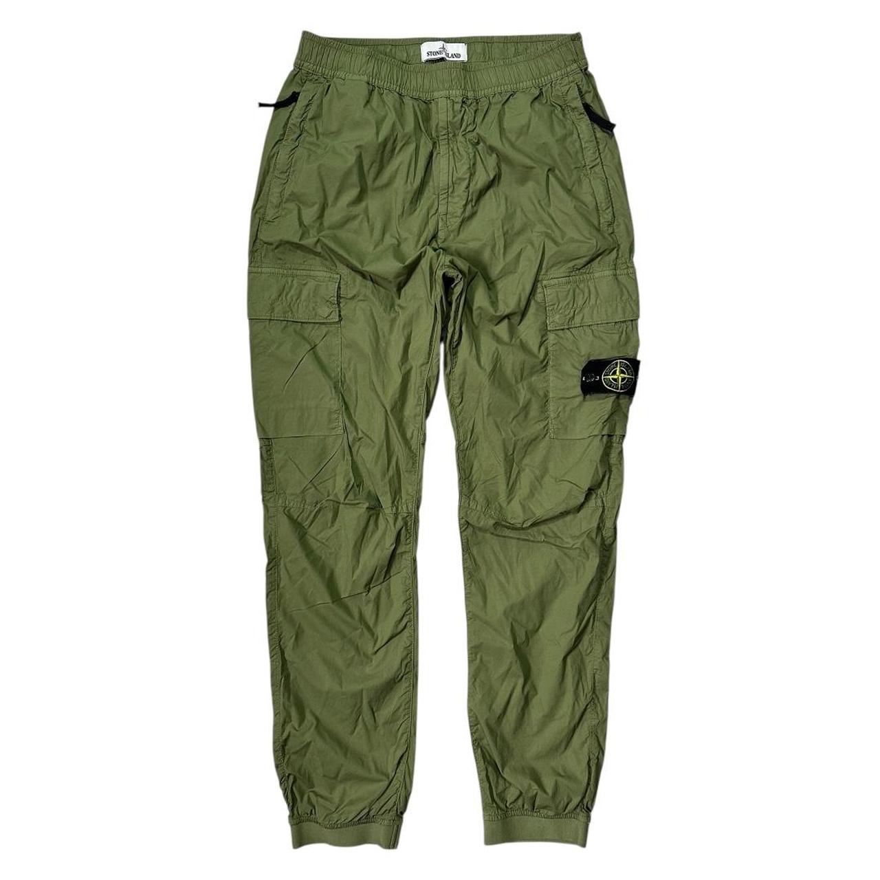 Stone Island Green Cargo Bottoms