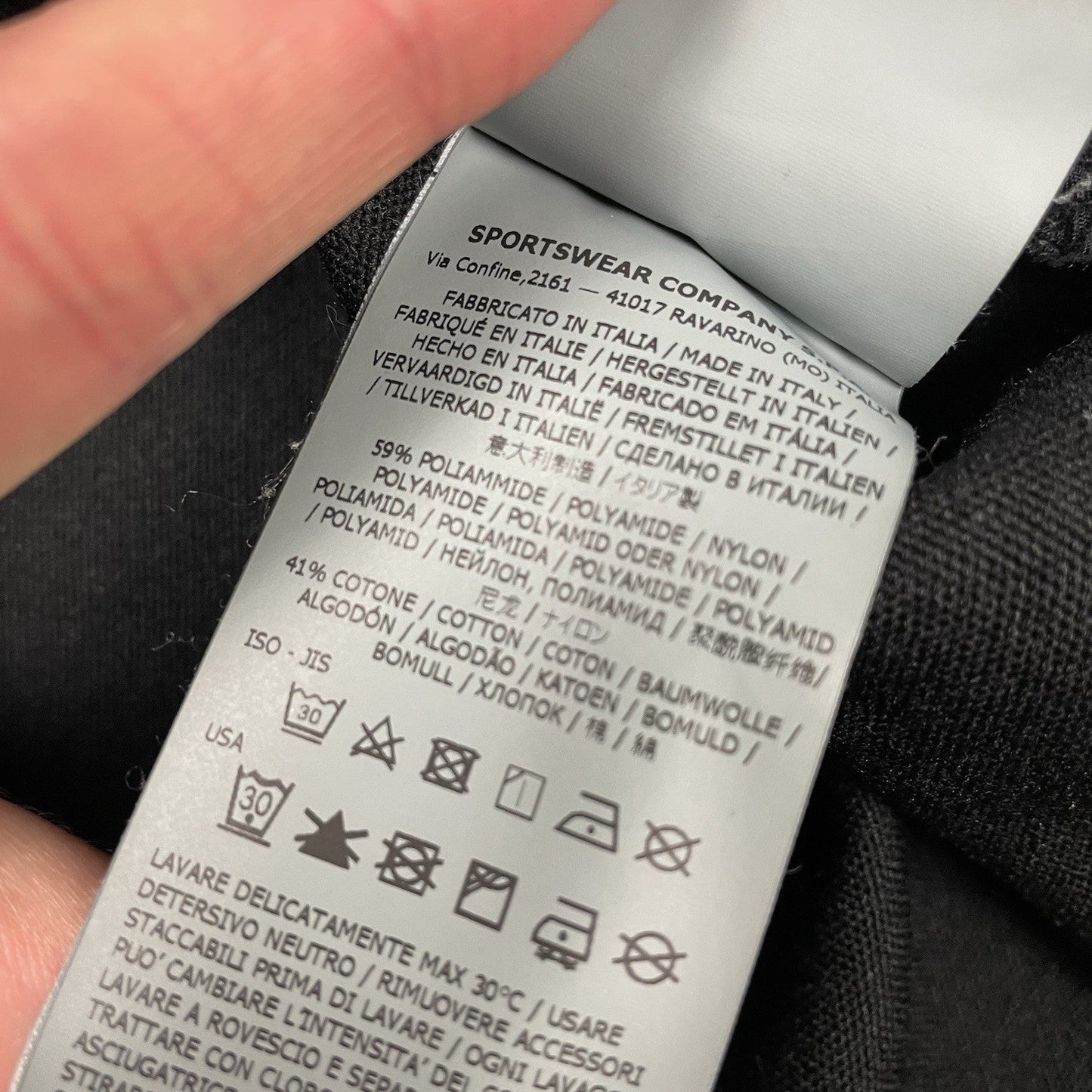 Stone Island Ghost Moleskin Sweatshirt, Size Small | O/S, Black