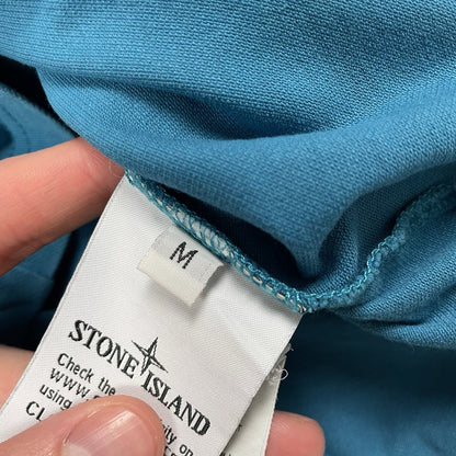 Stone Island Long Sleeve Polo Shirt, Size Medium | O/S, Blue