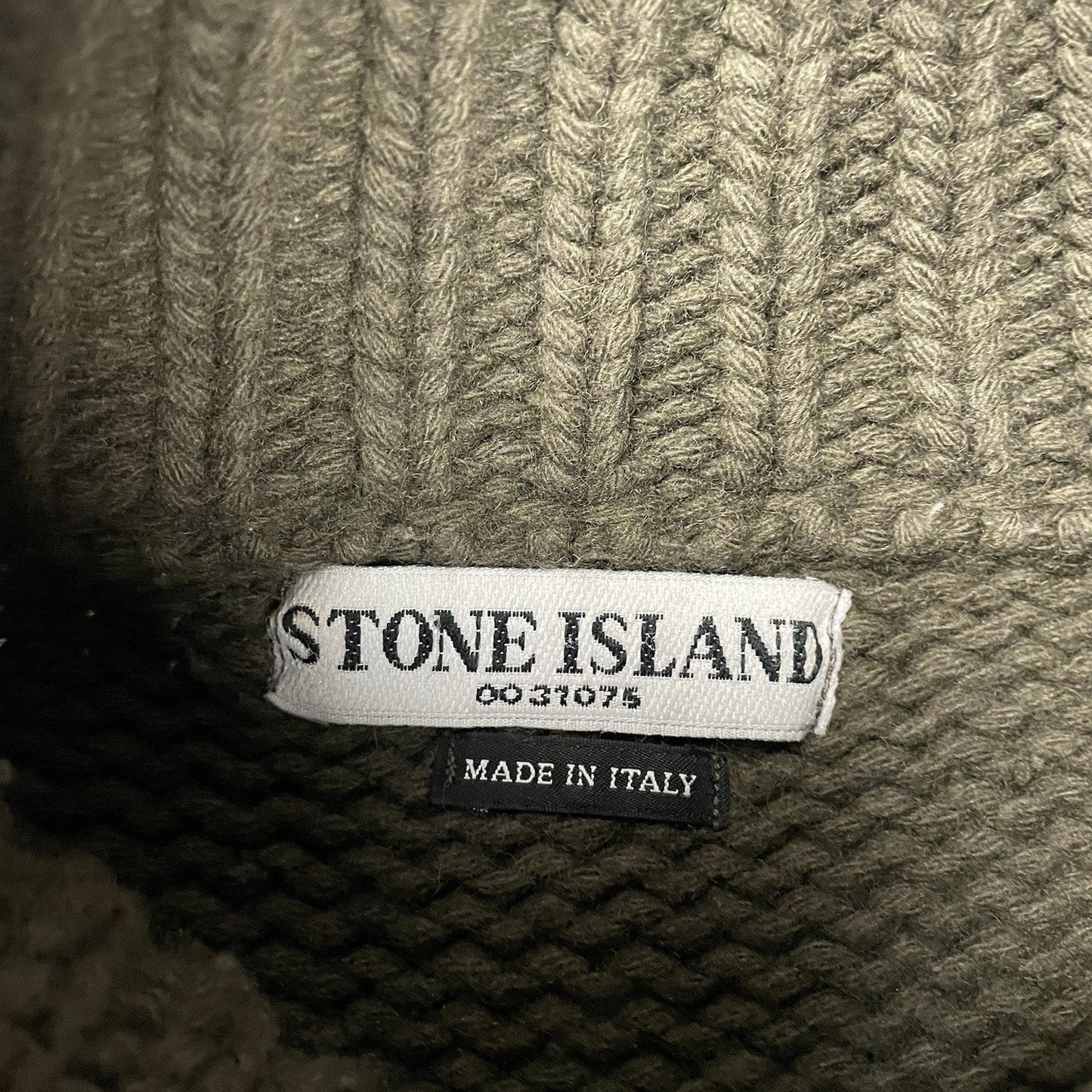 Vintage Stone Island President Knit, Size XL | O/S, Green