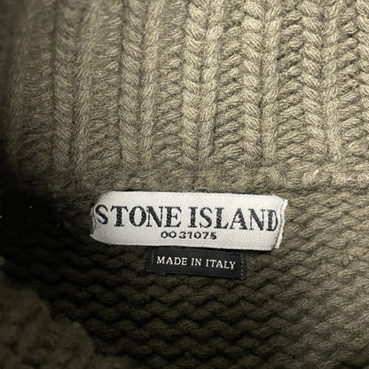 Vintage Stone Island President Knit, Size XL | O/S, Green