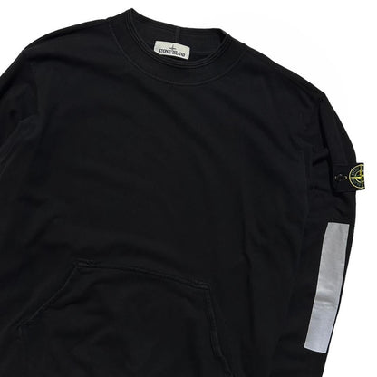 Stone Island Reflective Strip Pullover Crewneck