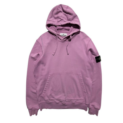 Stone Island Pink Pullover Hoodie