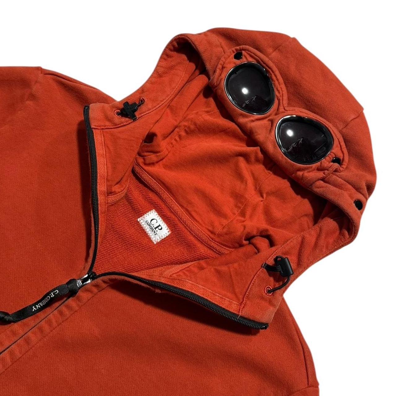 CP Company Orange Goggle Hoodie
