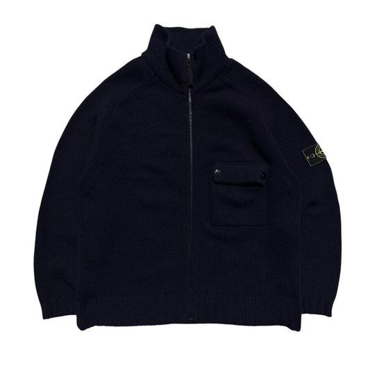 Stone Island 90's Heavy Knit Full Zip