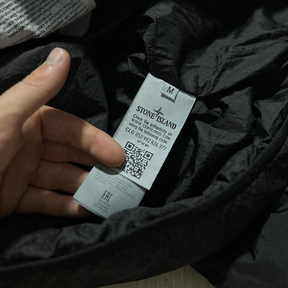 Stone Island Garment Dyed Black Nylon Jacket - Known Source