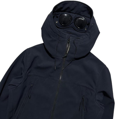 CP Company Navy Soft Shell Goggle Jacket - Known Source