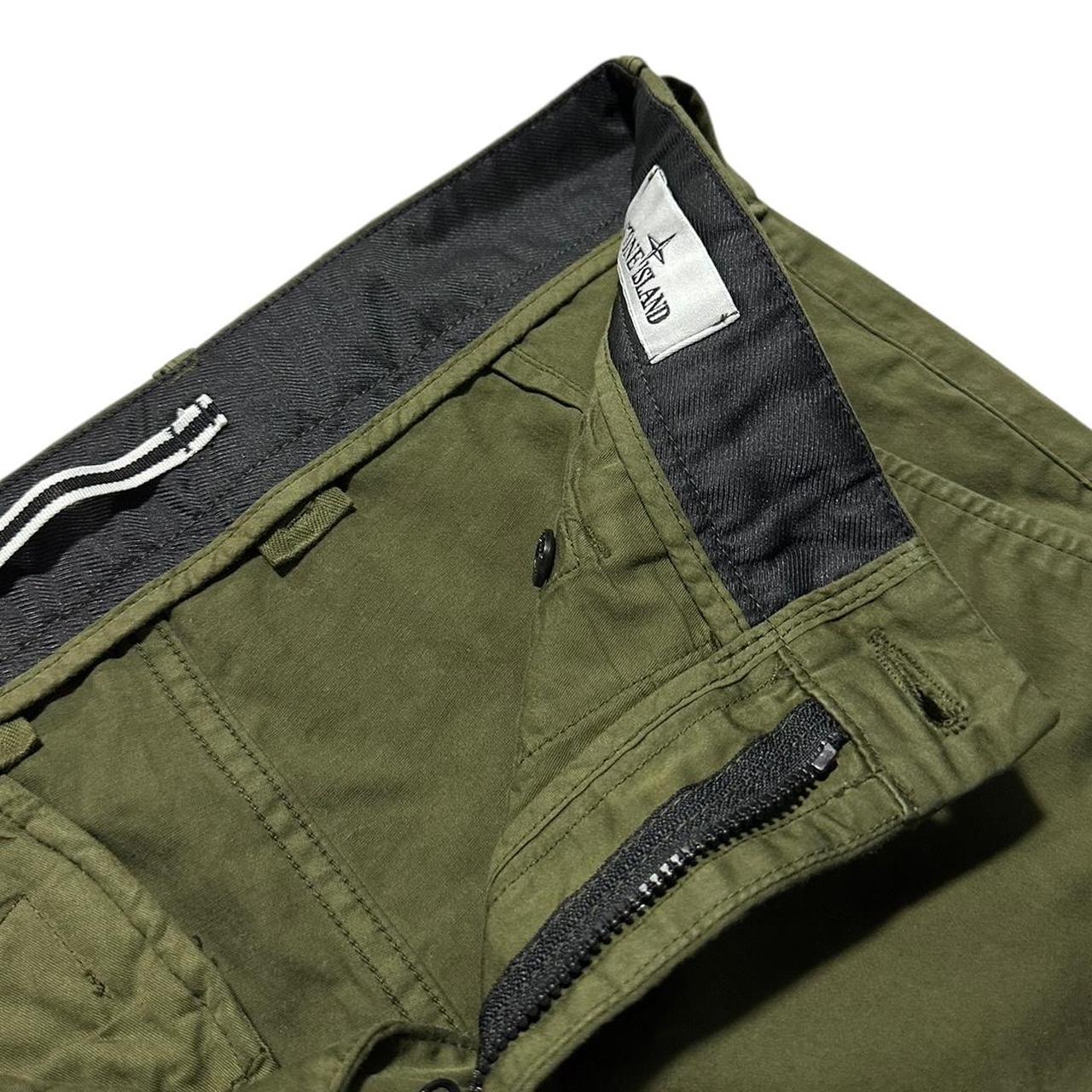 Stone Island Green Cargo Trousers