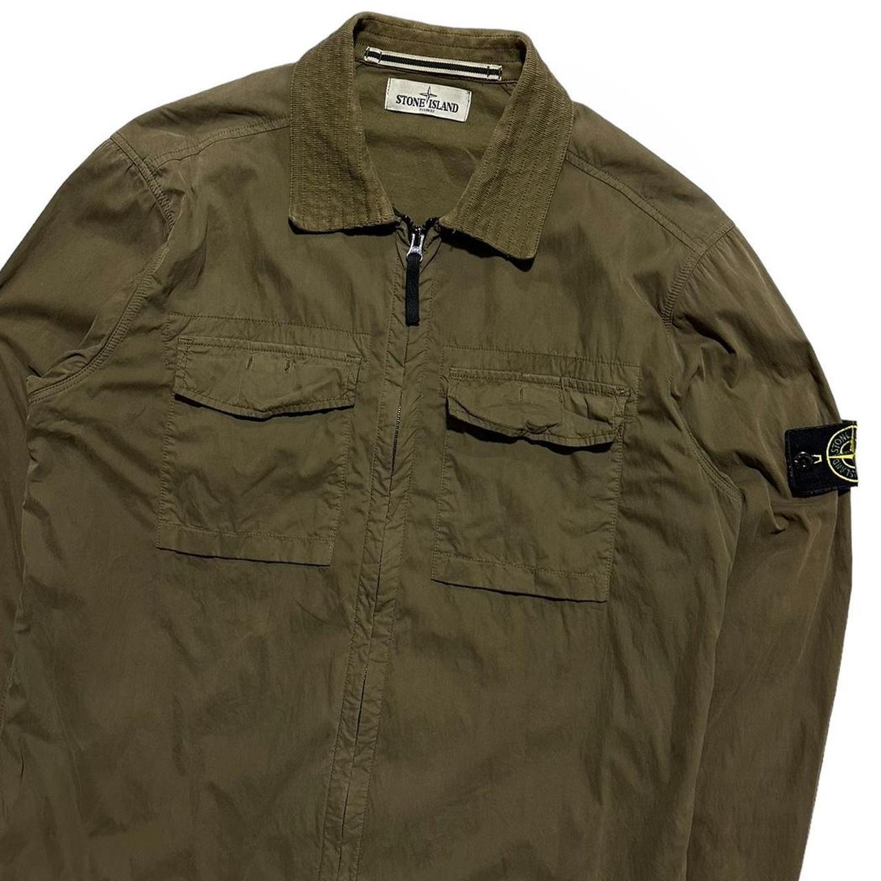 Stone Island Green Double Pocket Overshirt - Known Source