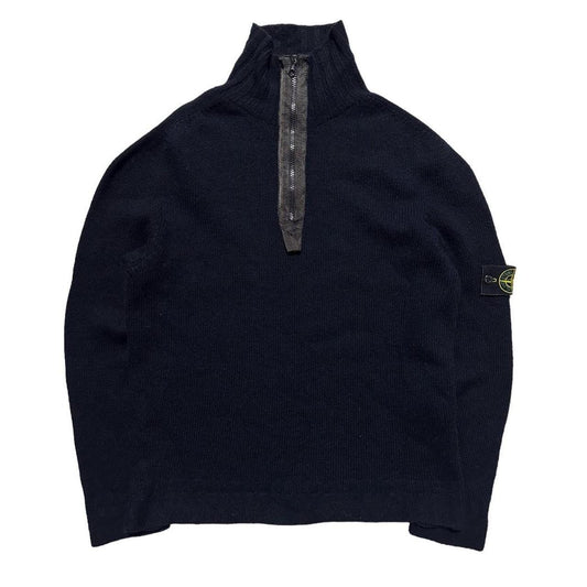 Stone Island Wool Quarter Zip Pullover - Known Source