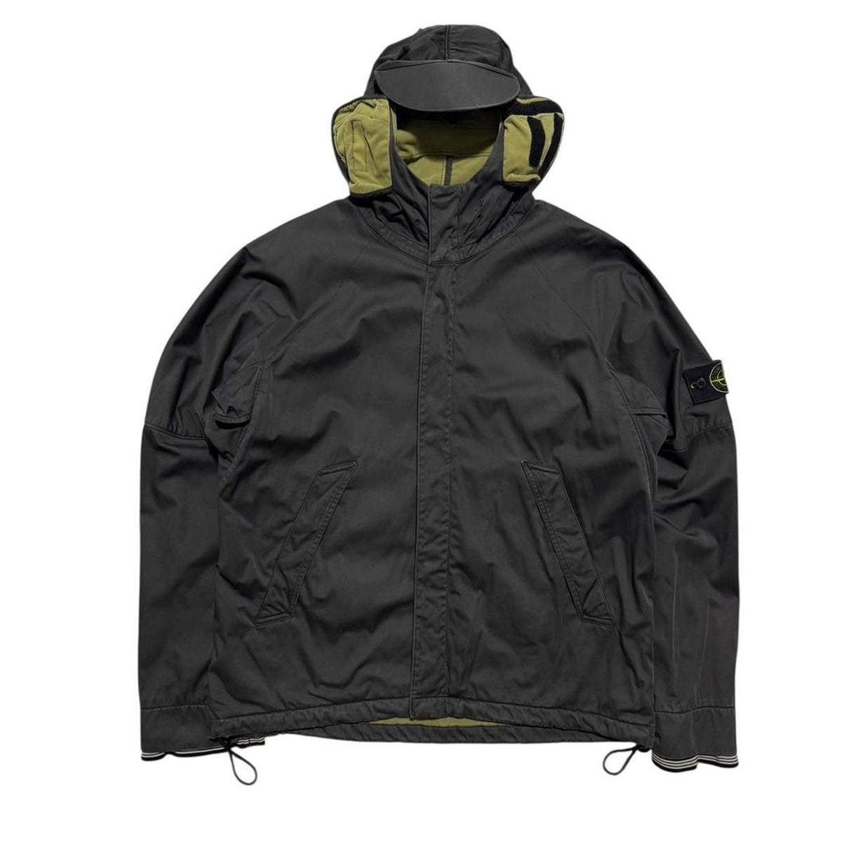 Stone Island Raso Flaccato Riot Mask Jacket | Large, Black – Known 