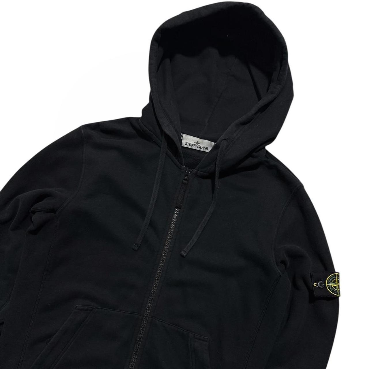 Stone Island Black Full Zip Hoodie