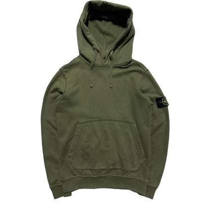 Stone Island Green Pullover Hoodie - Known Source