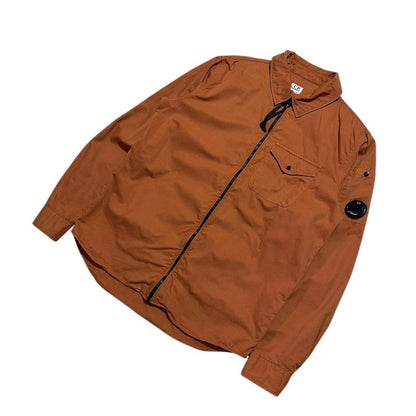 CP Company Orange Canvas Overshirt | Age 14, Orange