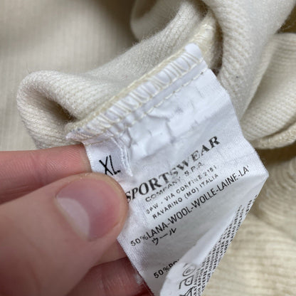 Vintage Stone Island Ninja Hoodie, Size XL | O/S, Beige