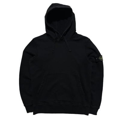 Stone Island Black Pullover Hoodie - Known Source