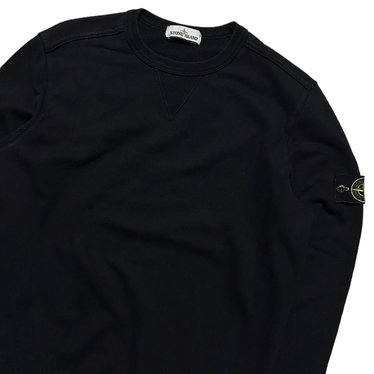 Stone Island Black Pullover Crewneck - Known Source