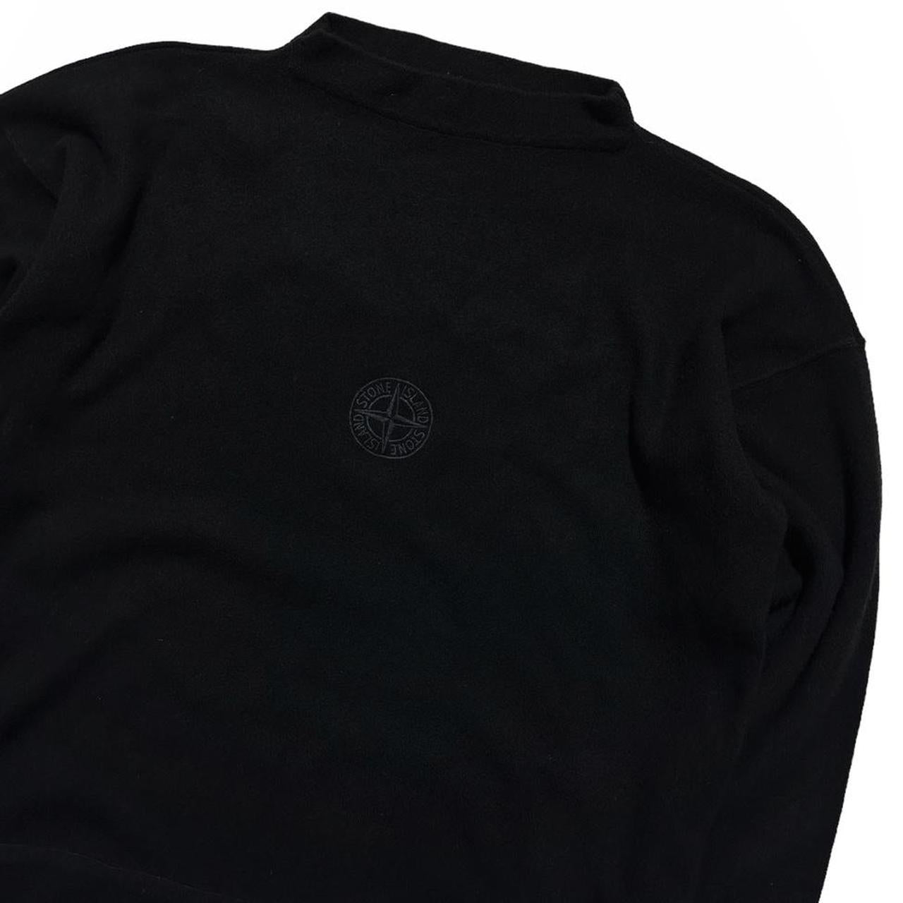 Stone Island Black Wool Pullover