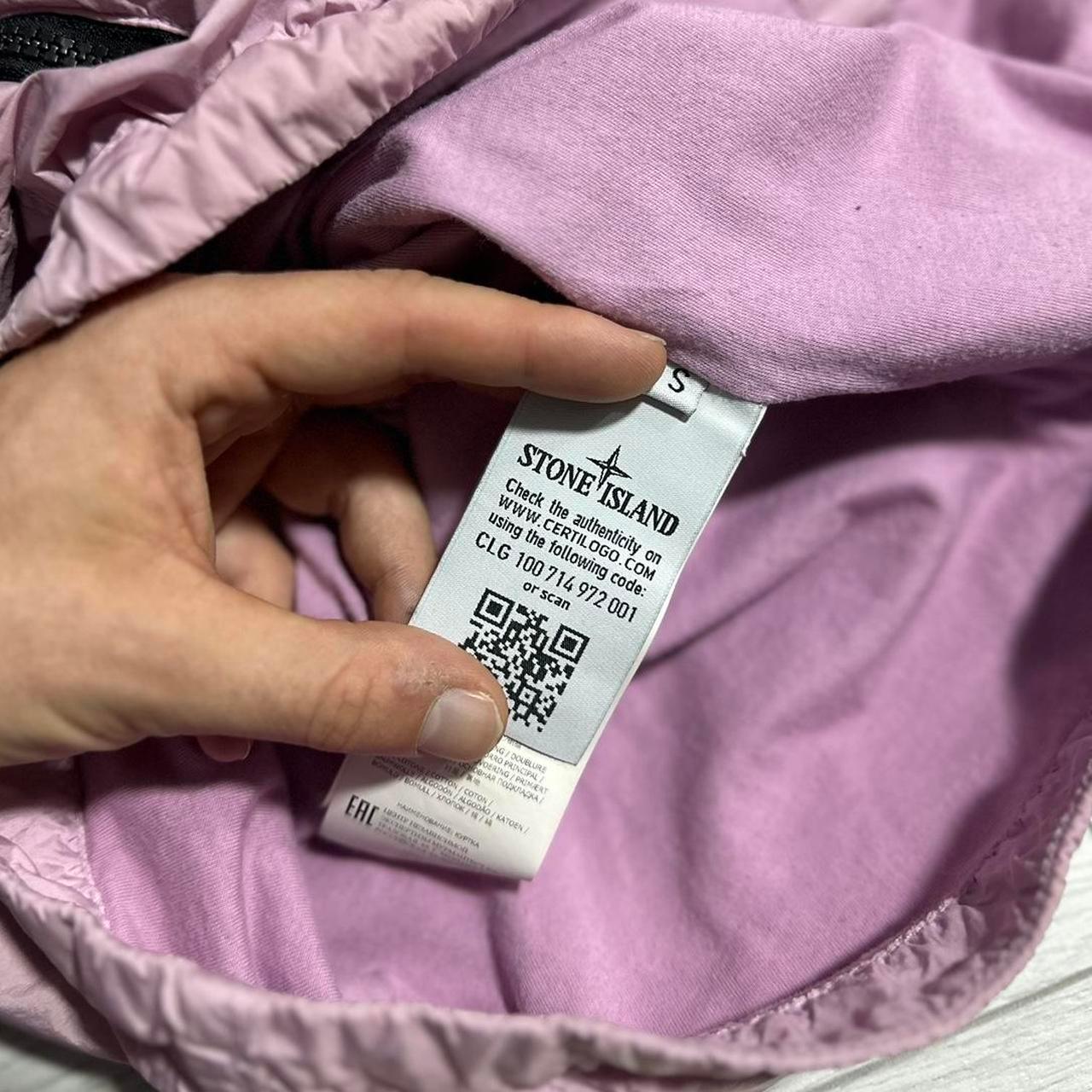 Stone Island Pink Crinkle Reps Jacket - Known Source