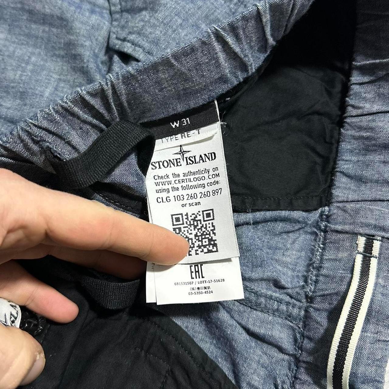 Stone Island Blue Linen Trousers - Known Source