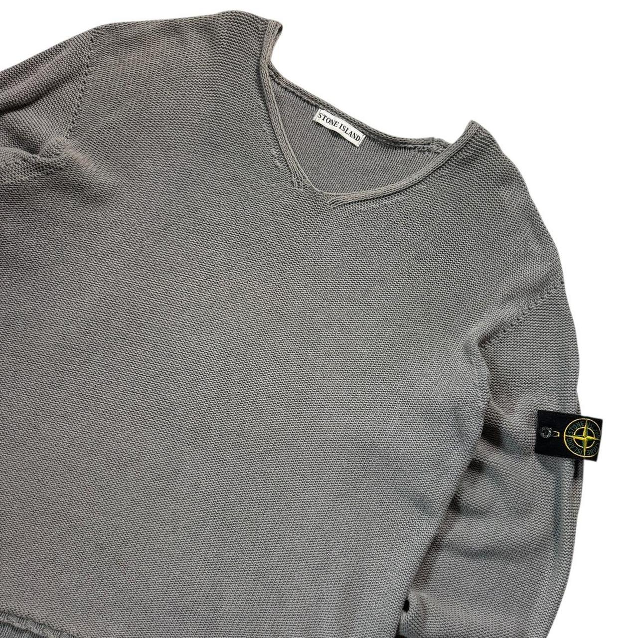 Stone Island 1999 V Neck Knit Jumper