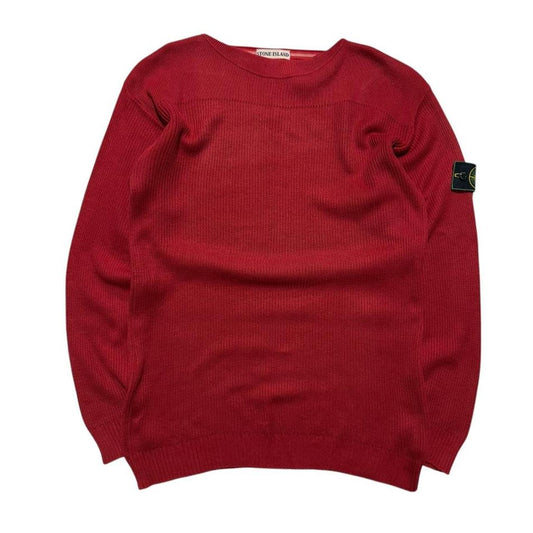 Stone Island 80's Ribbed Knit Jumper