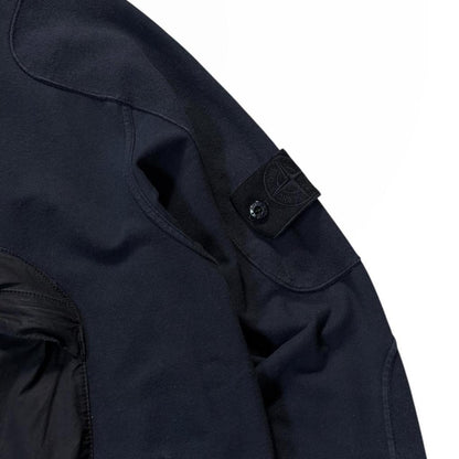 Stone Island Navy Ghost Zip Up