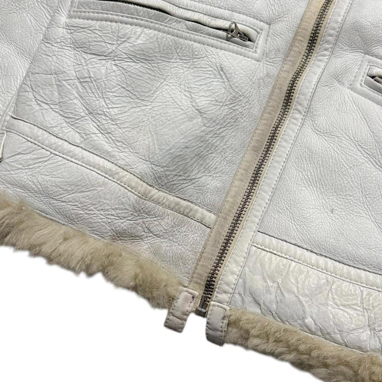 Stone Island Sherling Leather Jacket