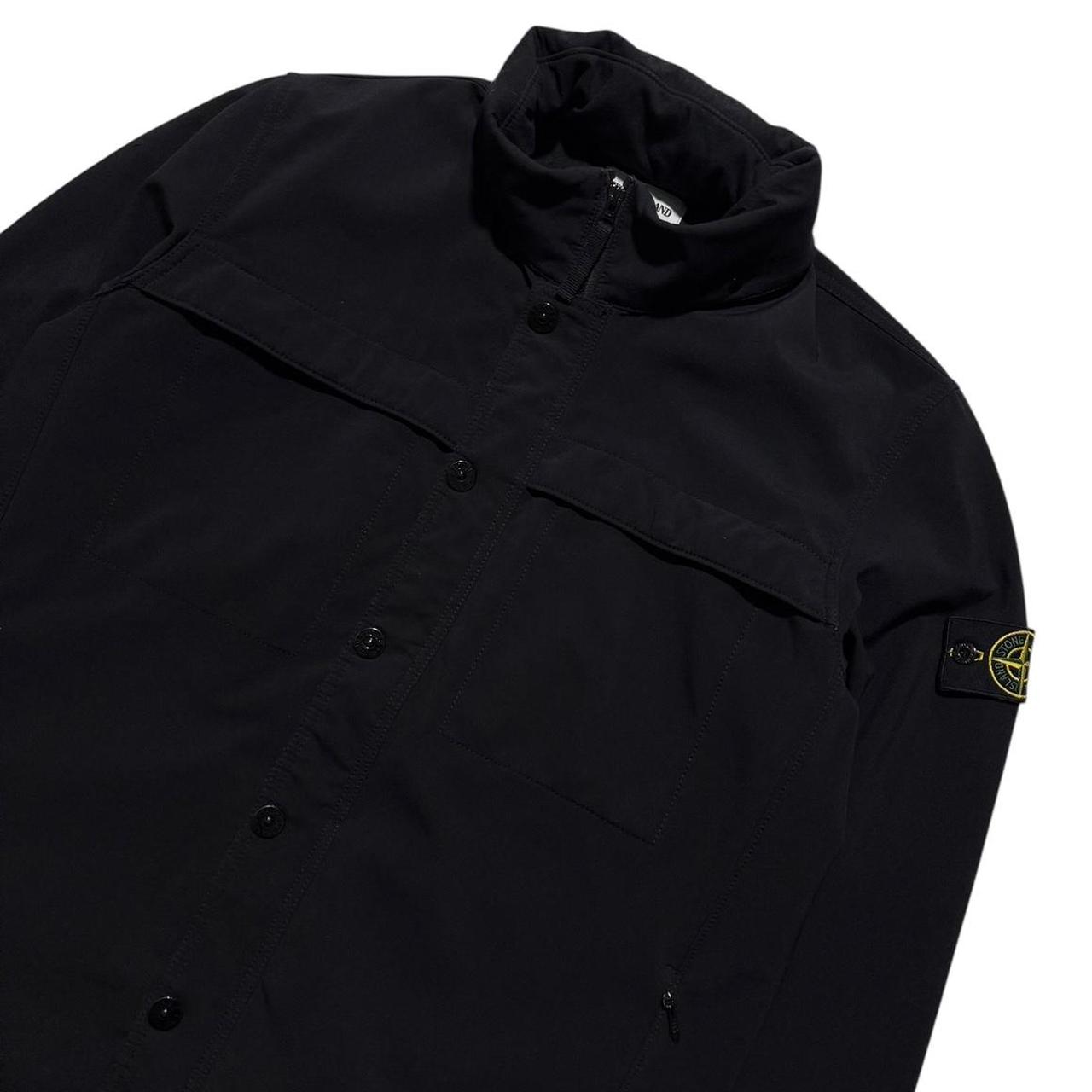 Stone Island Soft Shell Jacket | XXL, Black