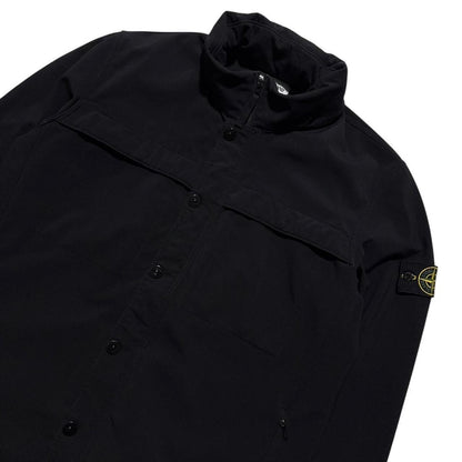 Stone Island Soft Shell Jacket | XXL, Black
