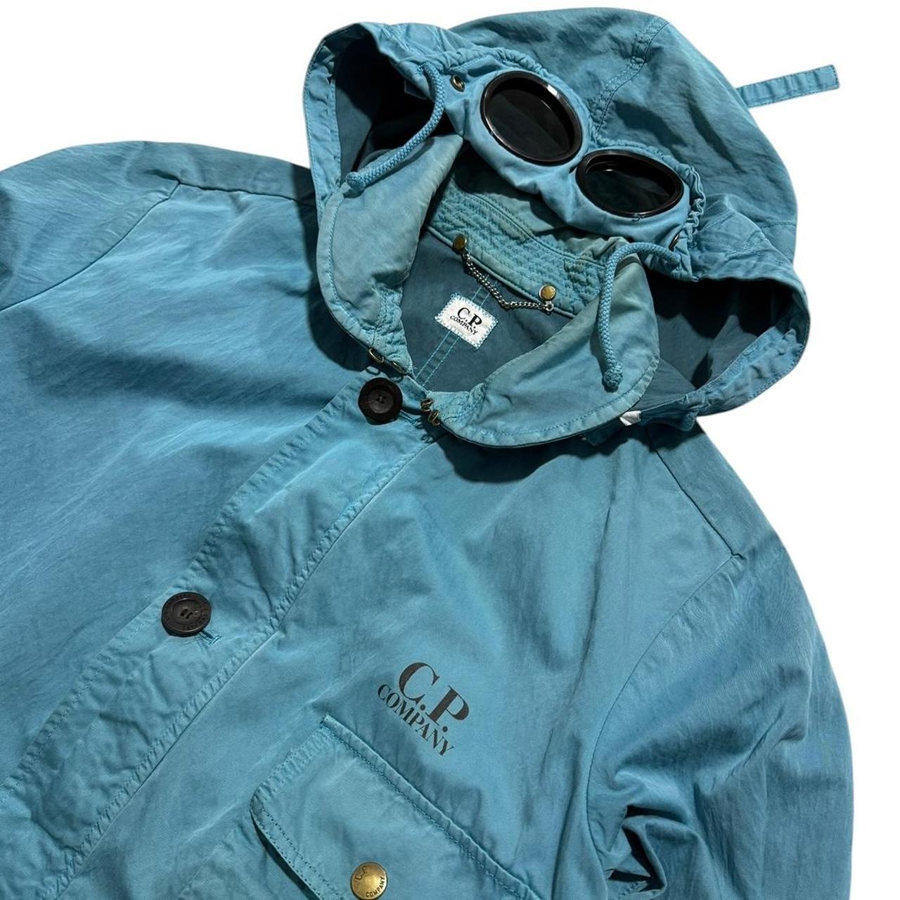 CP Company Belt Mille Miglia Goggle Jacket | Large, Sky Blue