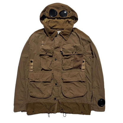 CP Company Flat Nylon La Mille Goggle Jacket