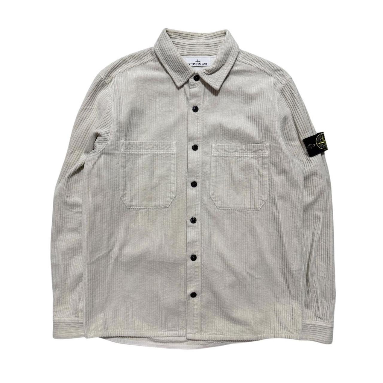 Stone Island Heavy Corduroy Shirt | Large, Beige