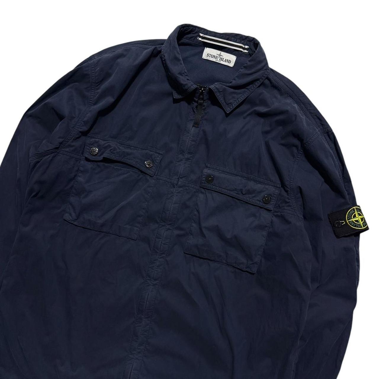 Stone Island double Pocket Cotton Overshirt