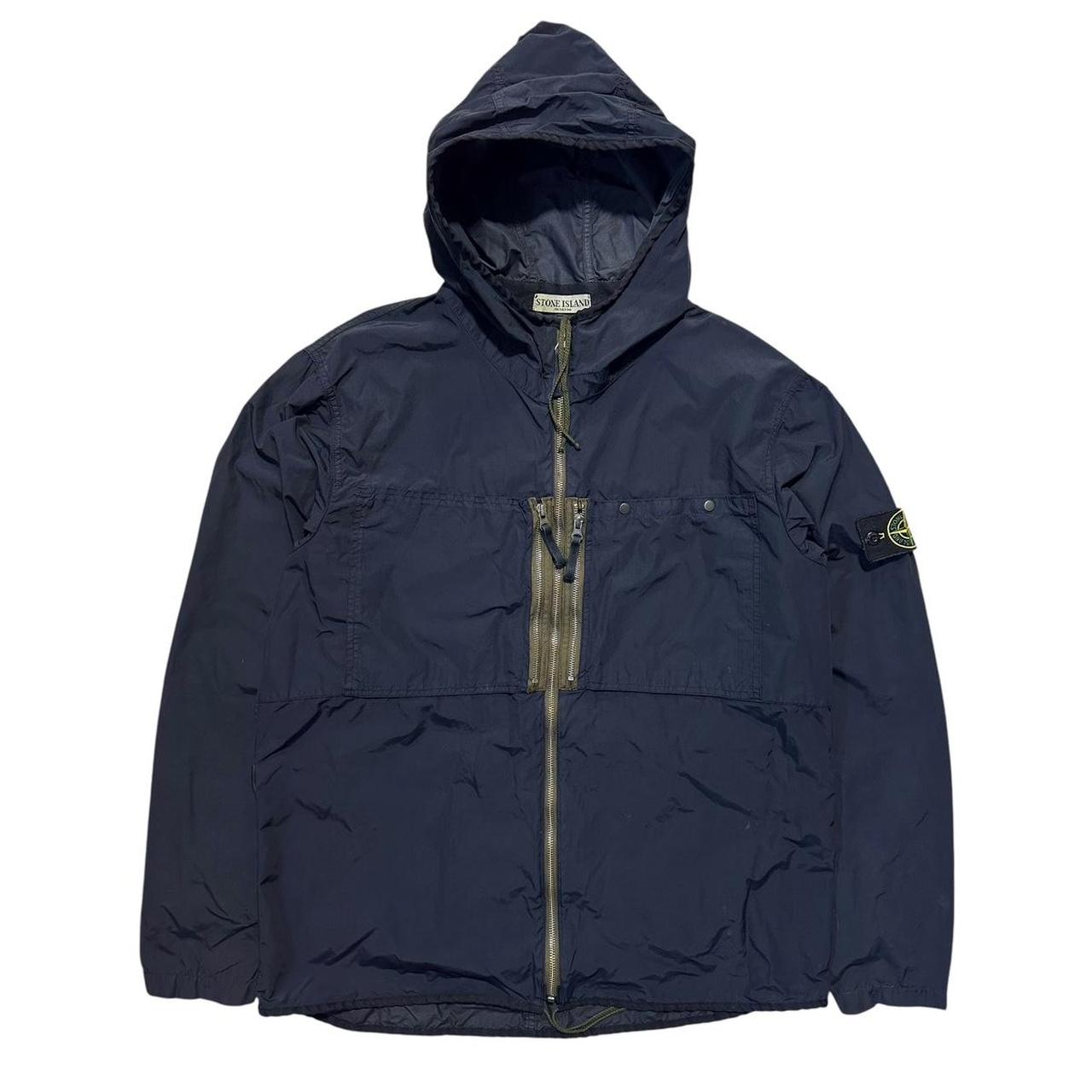 Stone Island Navy Nylon Jacket