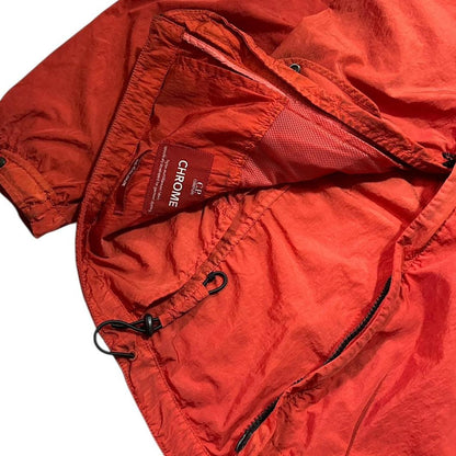 CP Company Red Nylon Chrome Goggle Jacket