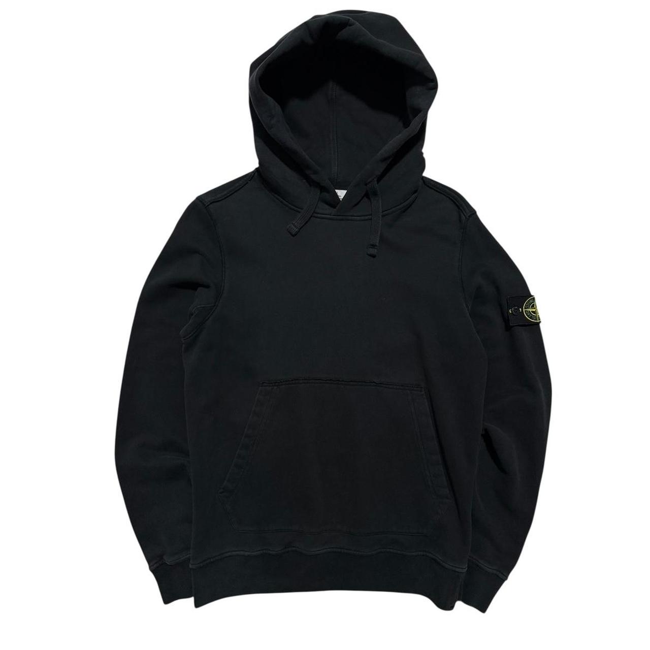 Stone Island Black Pullover Hoodie