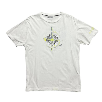 Stone Island White T-Shirt - Known Source