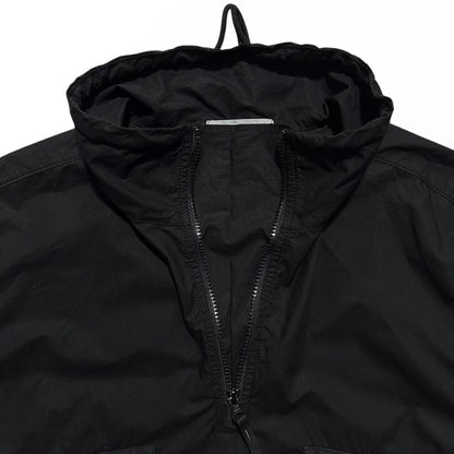 Stone Island Black Canvas Smock Jacket