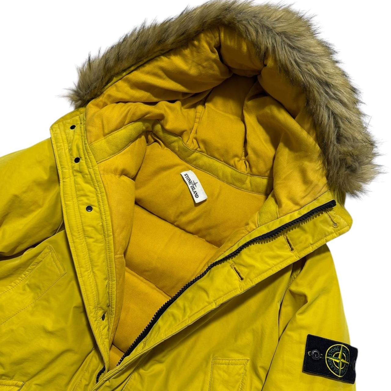 Stone Island Micro Reps Down Fur Jacket