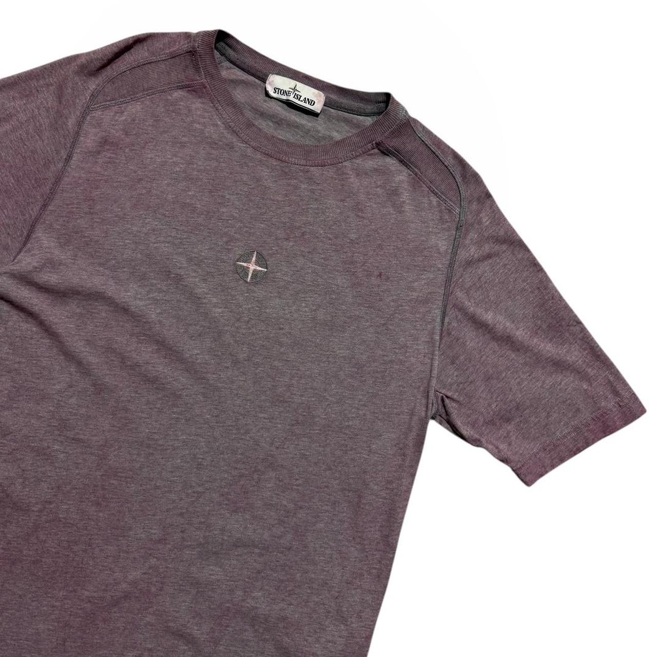 Stone Island Dust Treatment T-Shirt | Small, Mauve