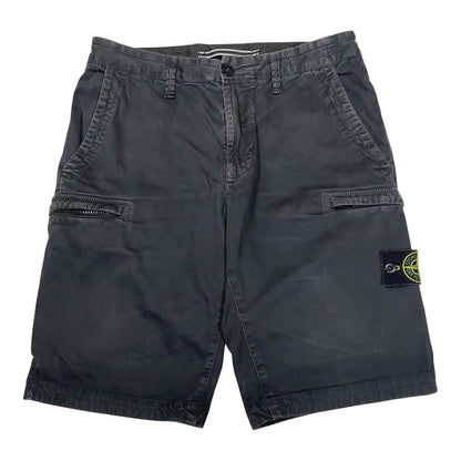 Stone Island Cargo Shorts, Size 30 | O/S, Black